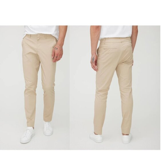 NWT Kit And Ace | Navigator Commute Pants Slim Fit In Sand (30x33) - Picture 2 of 11